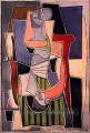 Femme assise dans un fauteuil 1922 cubiste Pablo Picasso